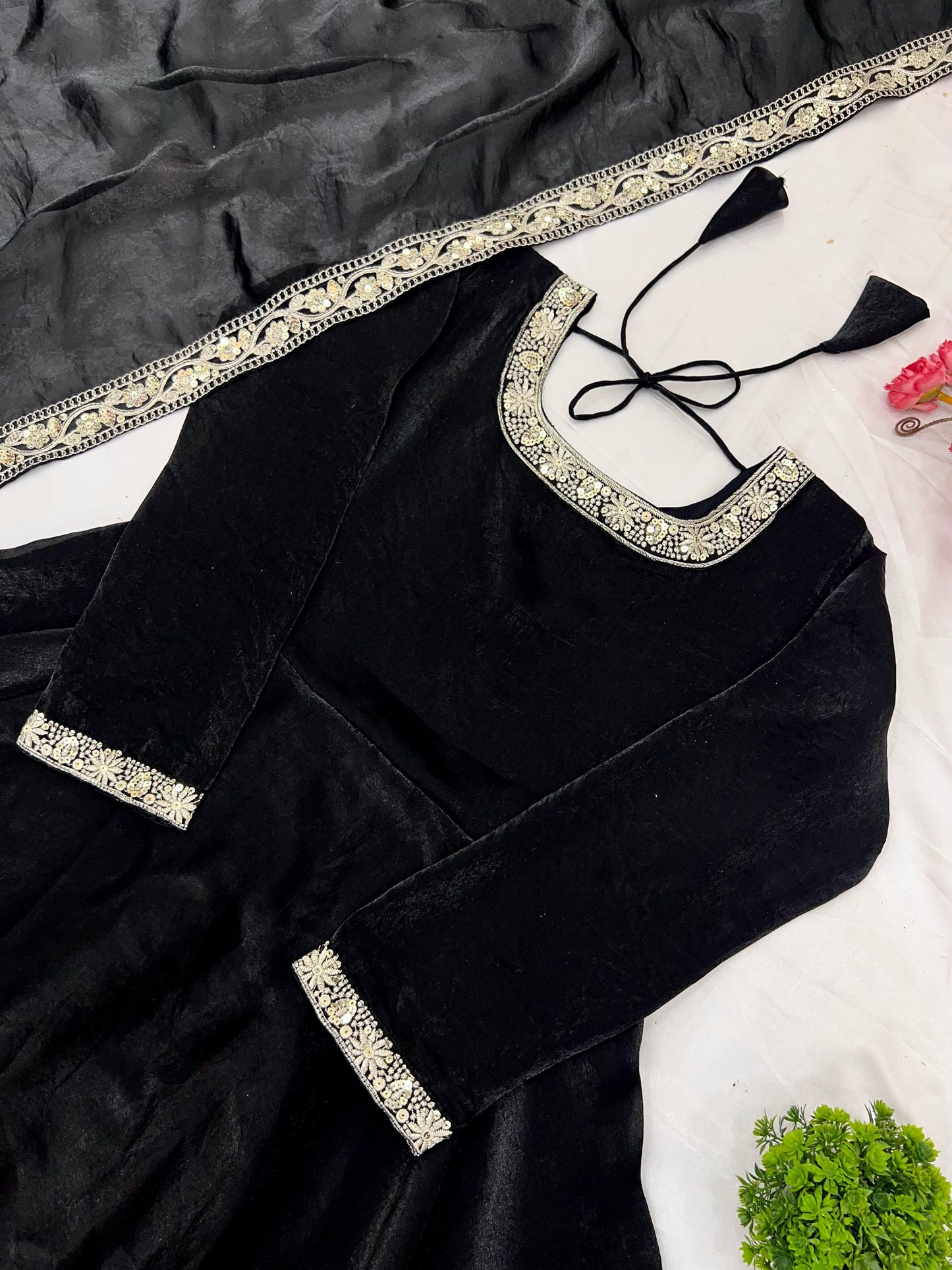 Party Wear Trending Gown with dupatta