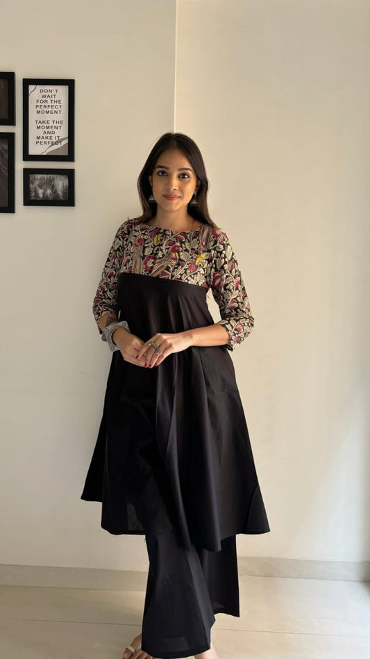 Office Wear Kurti with Plazzo