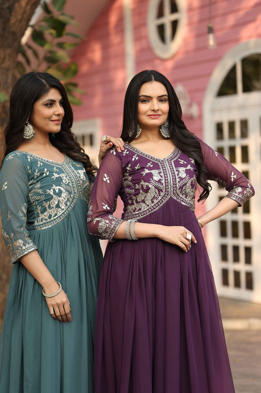 Fully Stitched Festival Long Gown