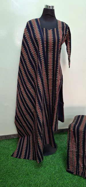 Office and college wear pure Ajrakh cotton kurta set