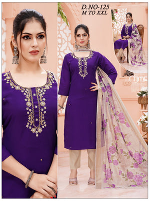 Festive and Party wear Roman Silk Kurta Sets