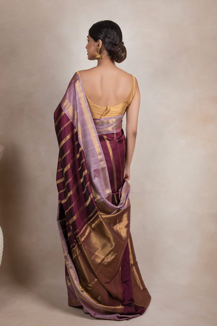 Party wear semi  kanchivaram katan soft silk Sarees