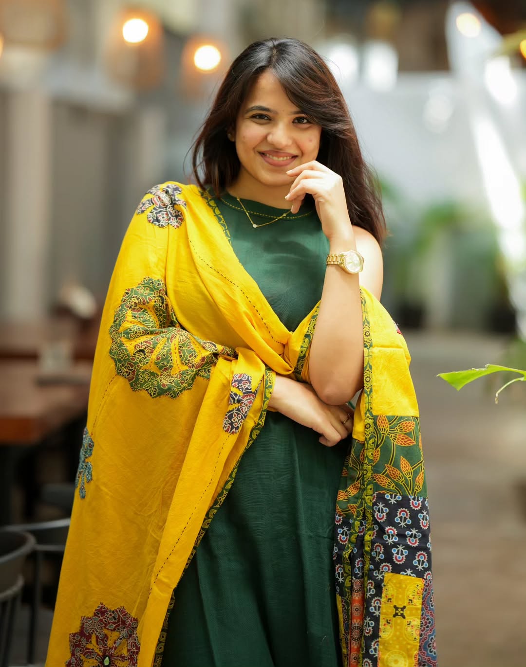 Pure Handloom A-line Kurta set