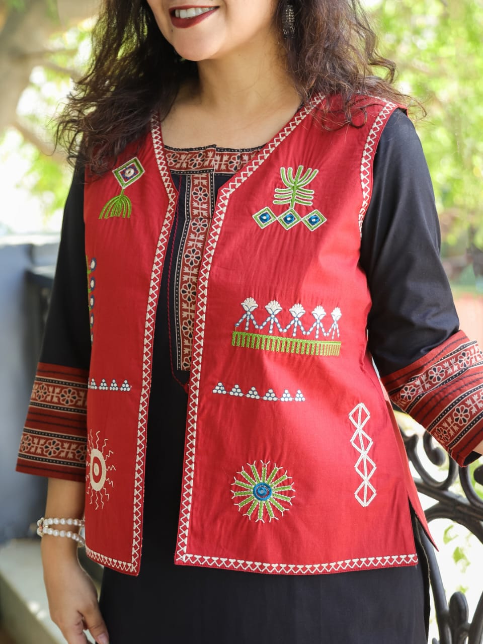 Office wear Cotton kurta set with Jacket