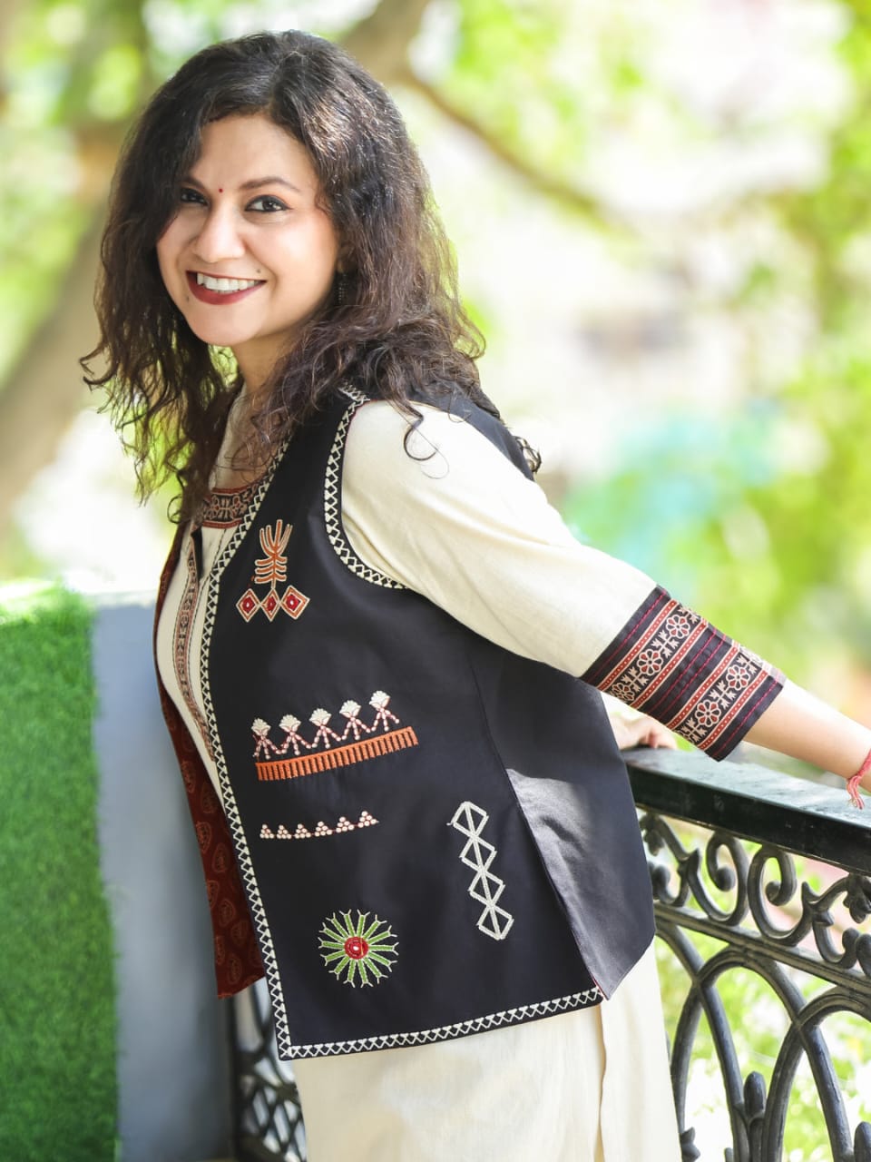 Office wear Cotton kurta set with Jacket