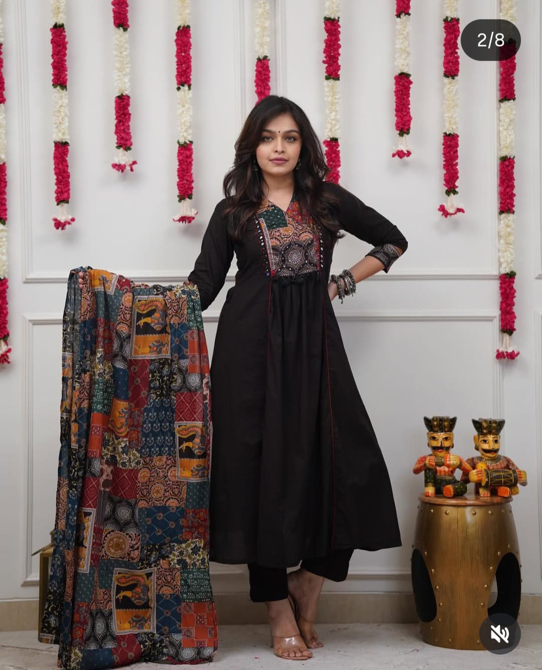 Premium Cotton Black Kurta Set