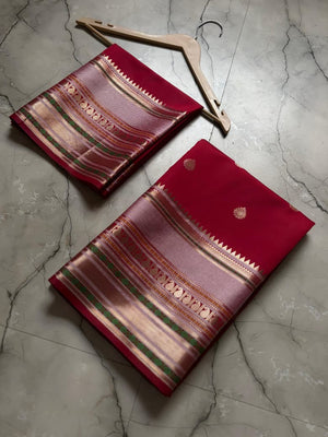 Premium  Banarasi semi katan soft Saree