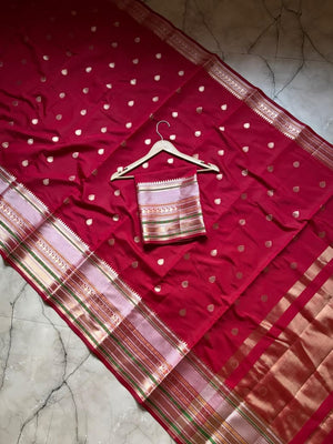 Premium  Banarasi semi katan soft Saree