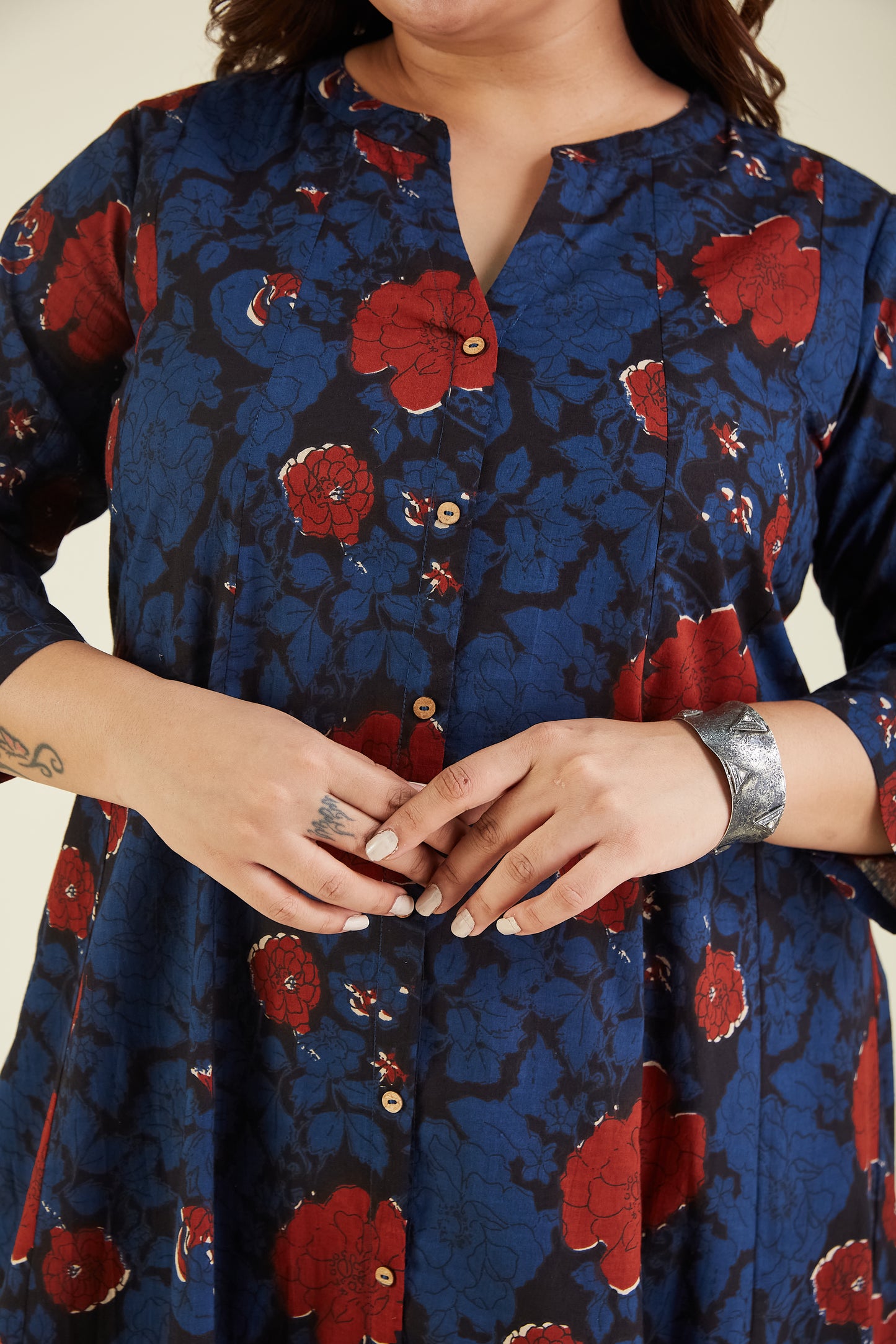 Office/College wear A-line Kurti with Pant
