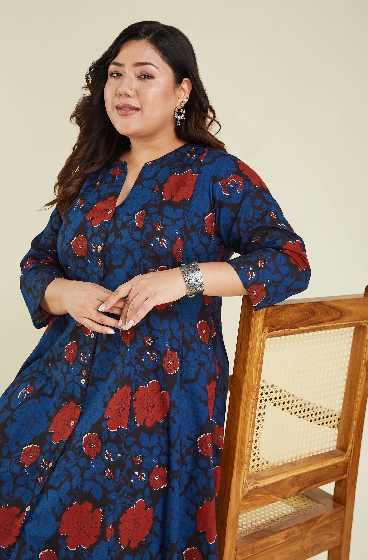 Office/College wear A-line Kurti with Pant