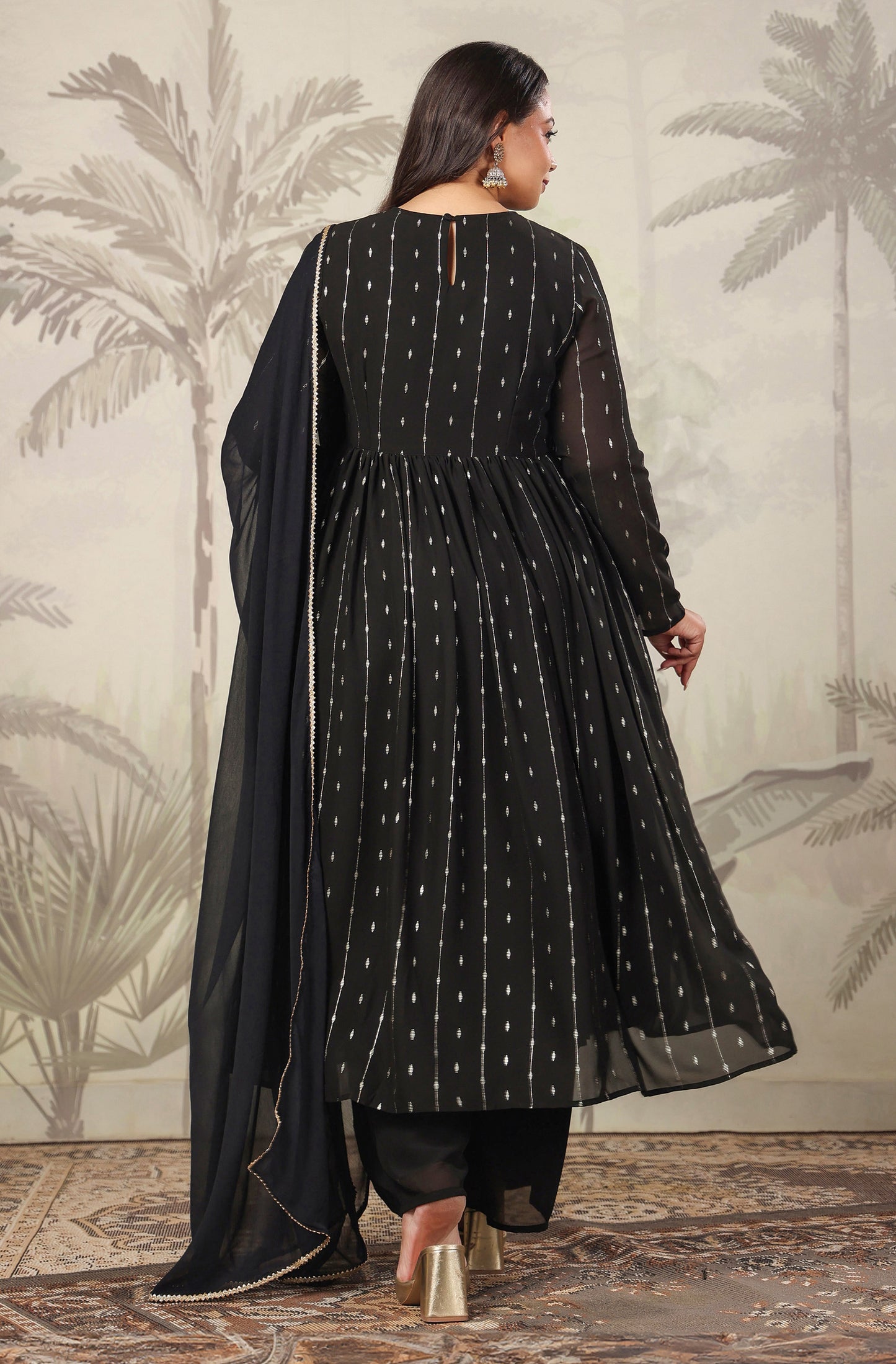 Party wear Black Kurta Set