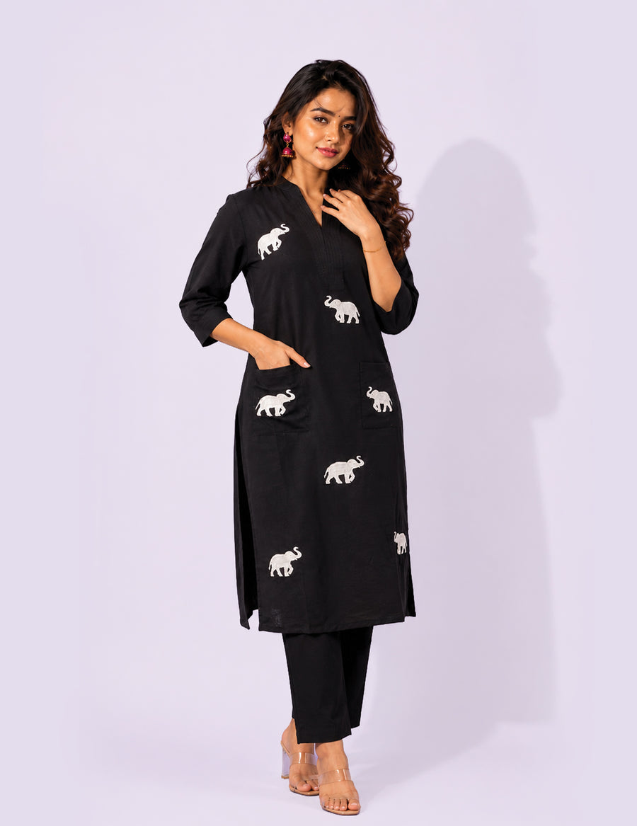 Office and college wear Cotton Kurta with Pants